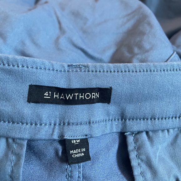 41 Hawthorne blue pants, size 18w, great condition - Picture 3 of 4